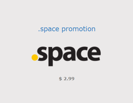 $2.99 .Space Domain Promos and Deals