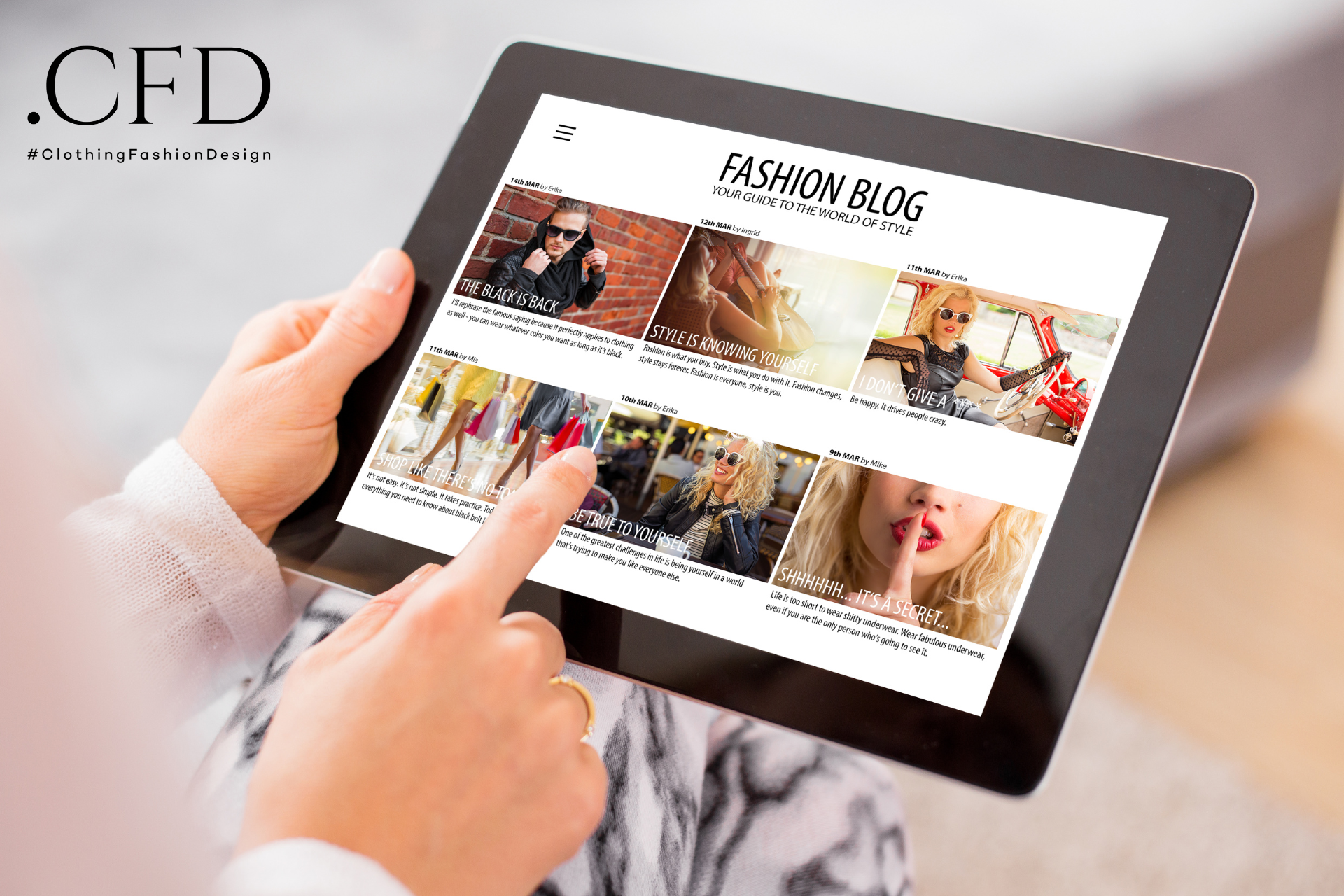 How To Create A Fashion Blog On A .CFD Domain Name