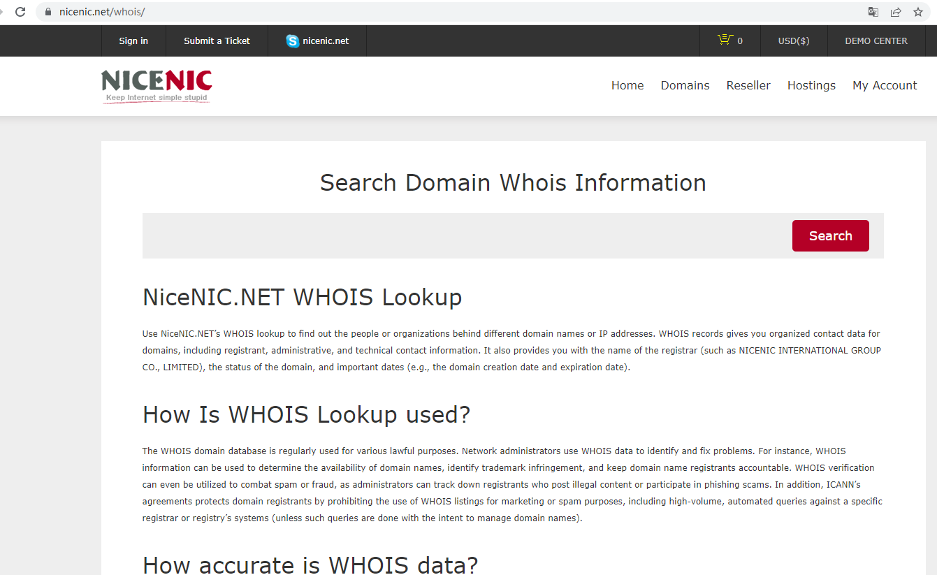 5 Ways to Find Out Who Owns a Website | NiceNIC.NET