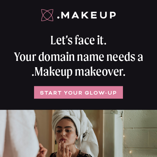 Let’s face it. Your domain name needs a .Makeup makeover | NiceNIC.NET