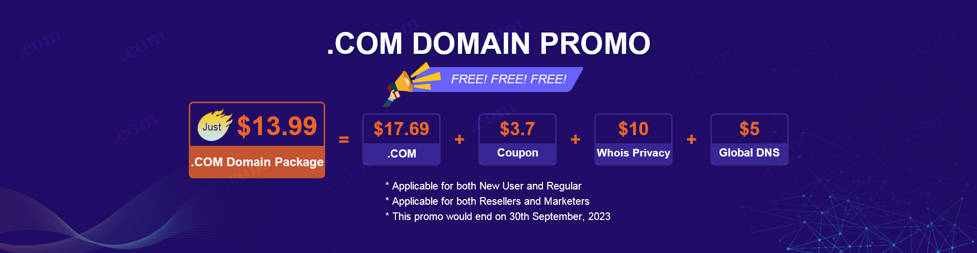 .com domain promo | NiceNIC.NET