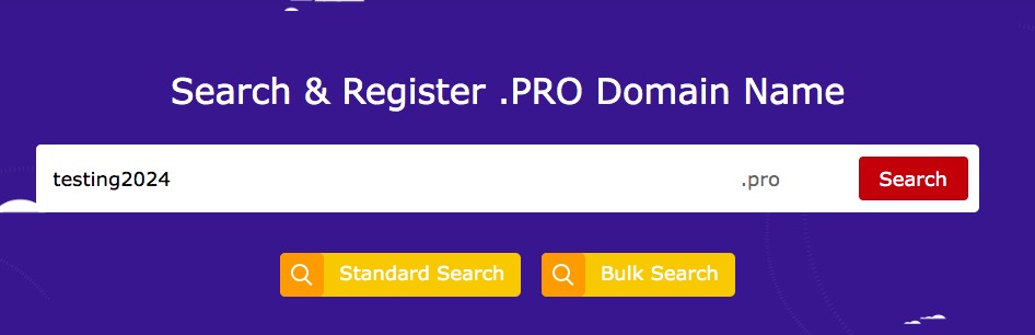 Where can I register a cheap .pro domain name that is a must-have for professionals?