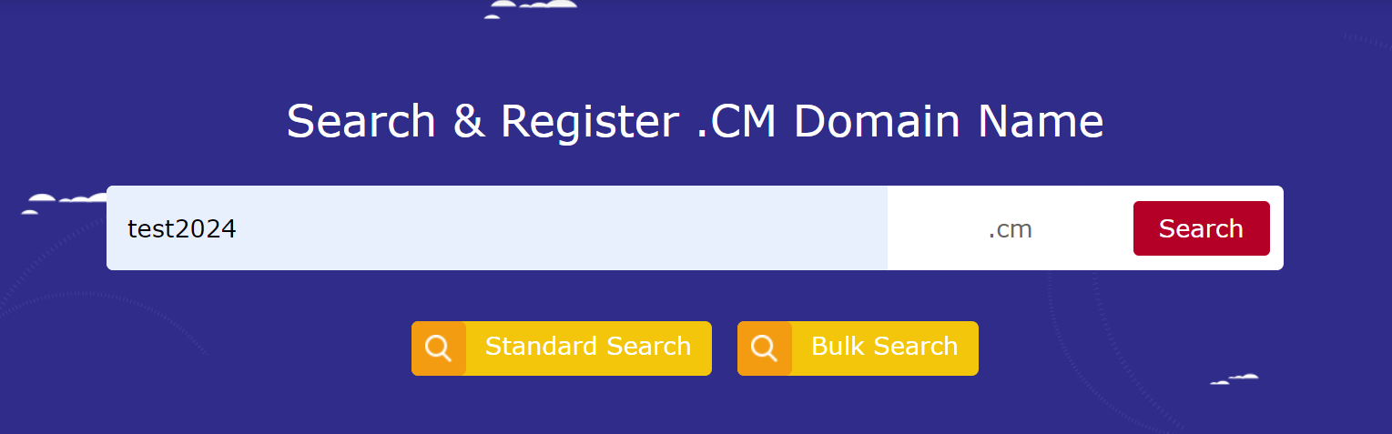 Where can I register a .cm domain name? What are the registration requirements?