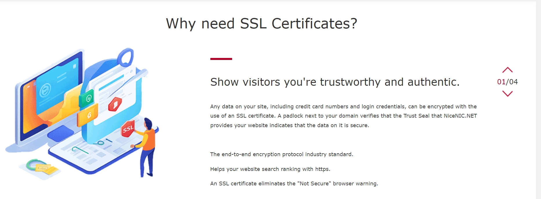 What features or benefits set NICENIC apart as a preferred provider for SSL certificates?