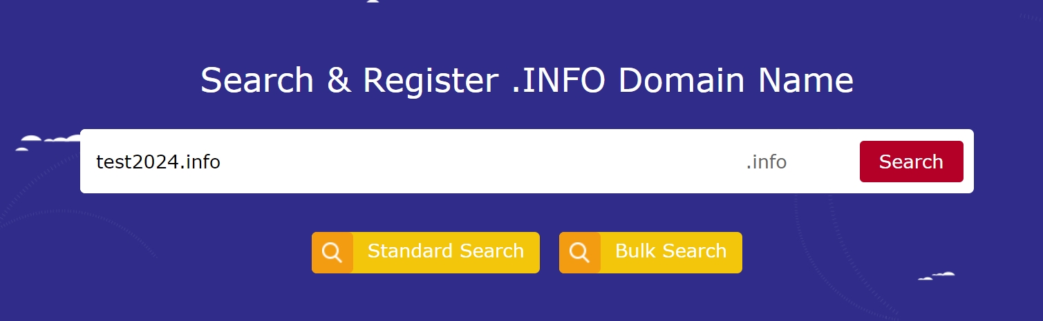 Where is the best place to register a .info domain name? What's its value?