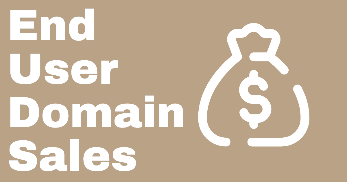 End user domain name sales up to €55,000 End user domain name sales up to €55,000