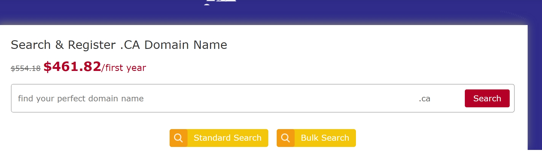 .ca Domain Names | Country Code Top Level Domain (ccTLD) for Canada