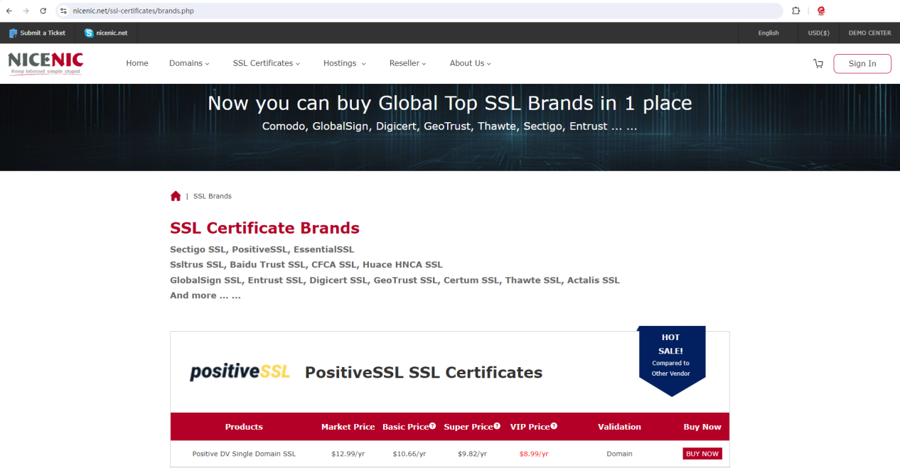 Cheap Brand SSL Certificates: Now you can buy Global Top SSL Brands in one place with competitive prices lowest at $8.99 per year. The padlock icon protects your website security and show visitors you're trustworthy and authentic! Cheap Brand SSL Certificates: Now you can buy Global Top SSL Brands in one place with competitive prices lowest at $8.99 per year. The padlock icon protects your website security and show visitors you're trustworthy and authentic!