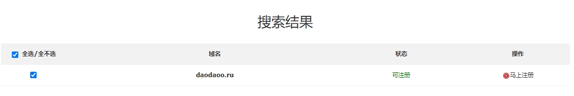 .ru域名