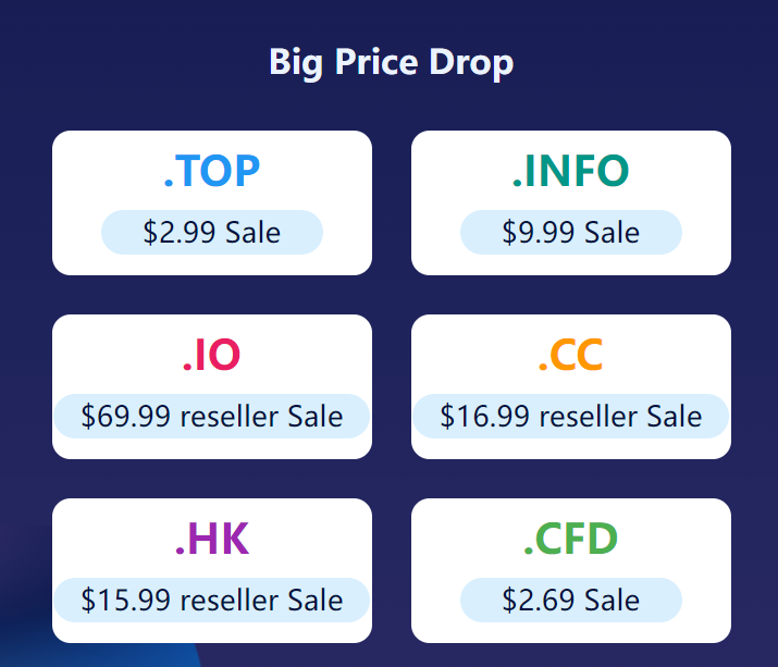 NiceNIC.NET 2025 Domain Name Summer Sales Big Price Drop