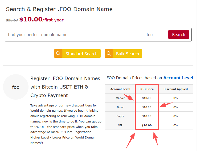 Grab Your .FOO Domain Today for Only $10 at www.unionroom.cn