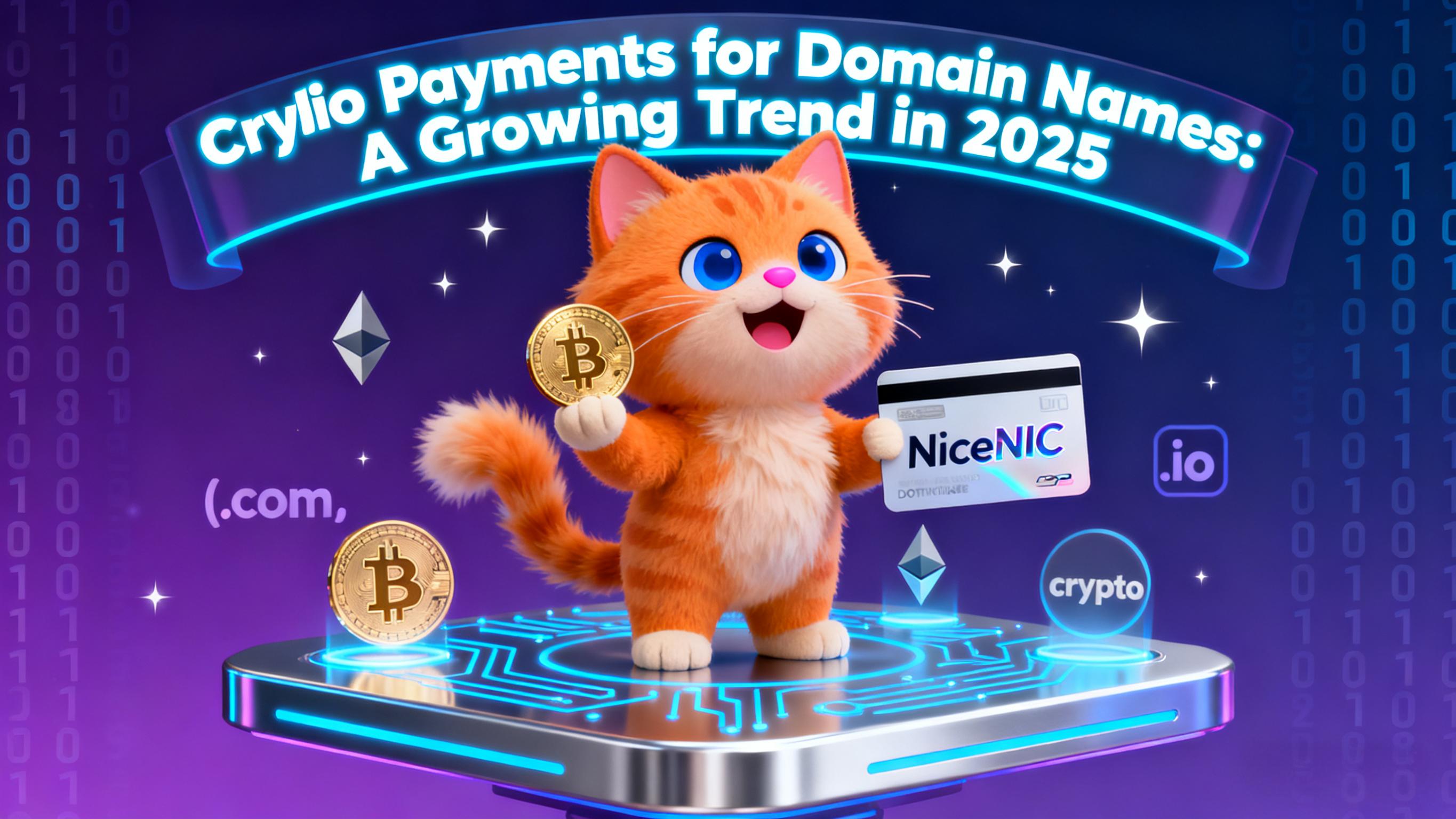 Crypto Payments for Domain Names: A Growing Trend in 2025