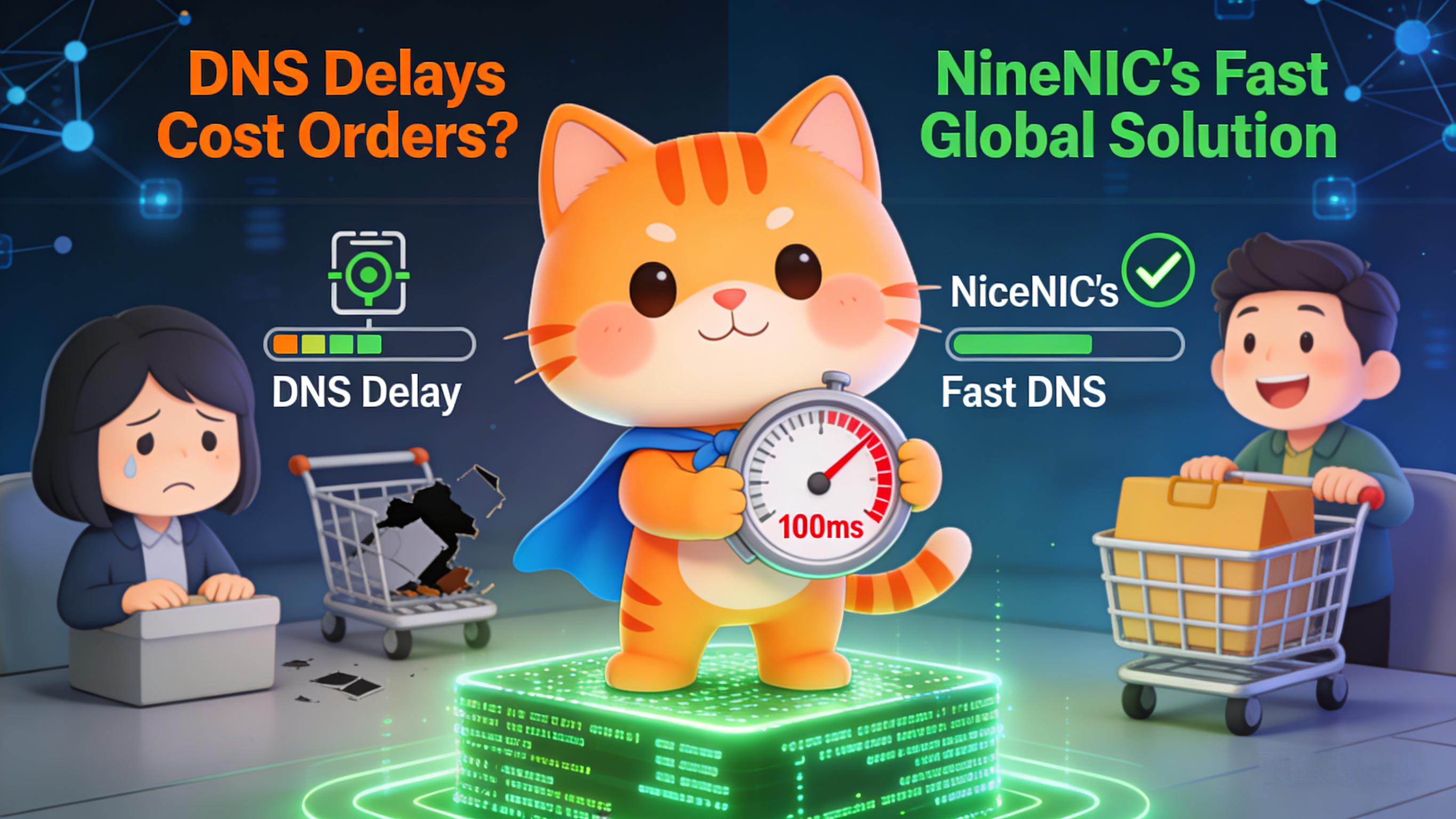 Why International Sellers Lose Orders to DNS Delays and How NiceNIC Provides a Faster Global Solution Why International Sellers Lose Orders to DNS Delays and How NiceNIC Provides a Faster Global Solution