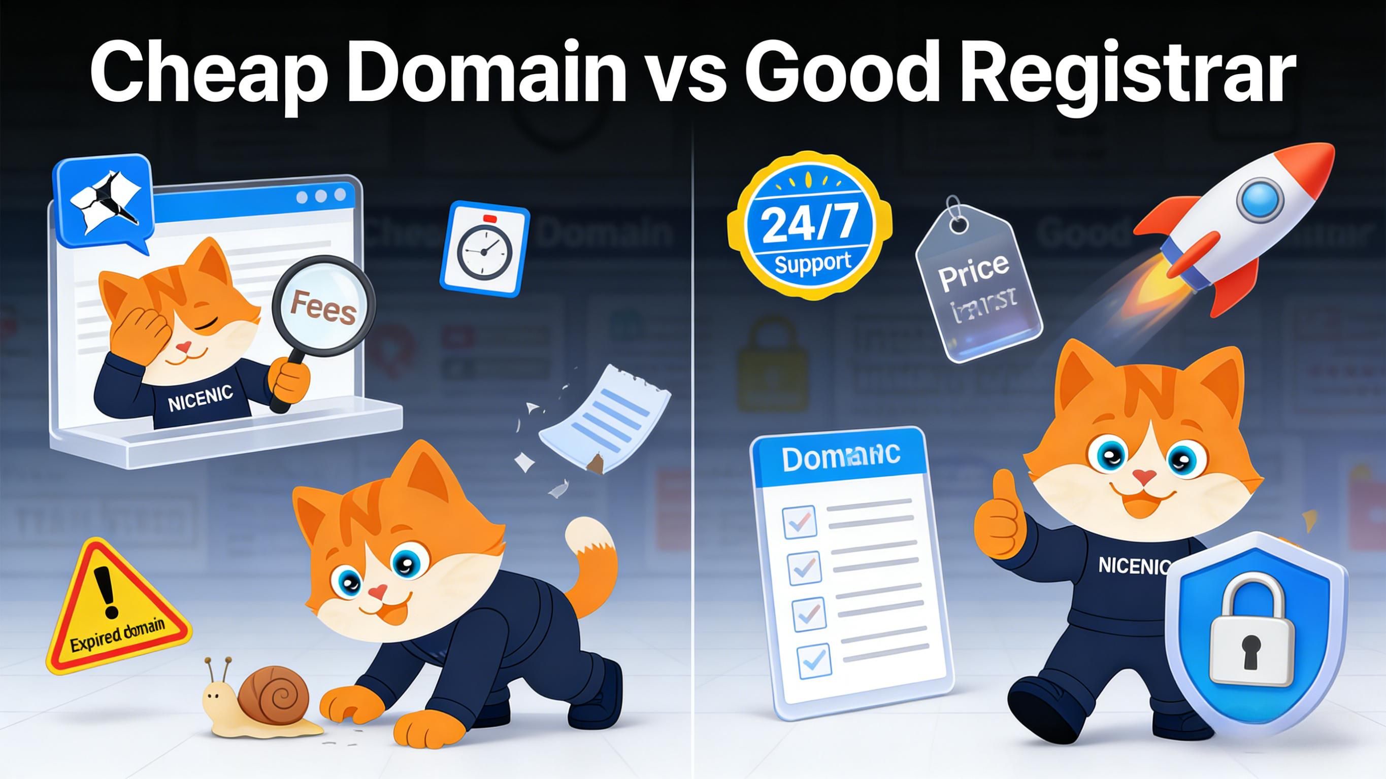 Cheap Domain vs Good Registrar: What You Actually Pay Over 3 Years