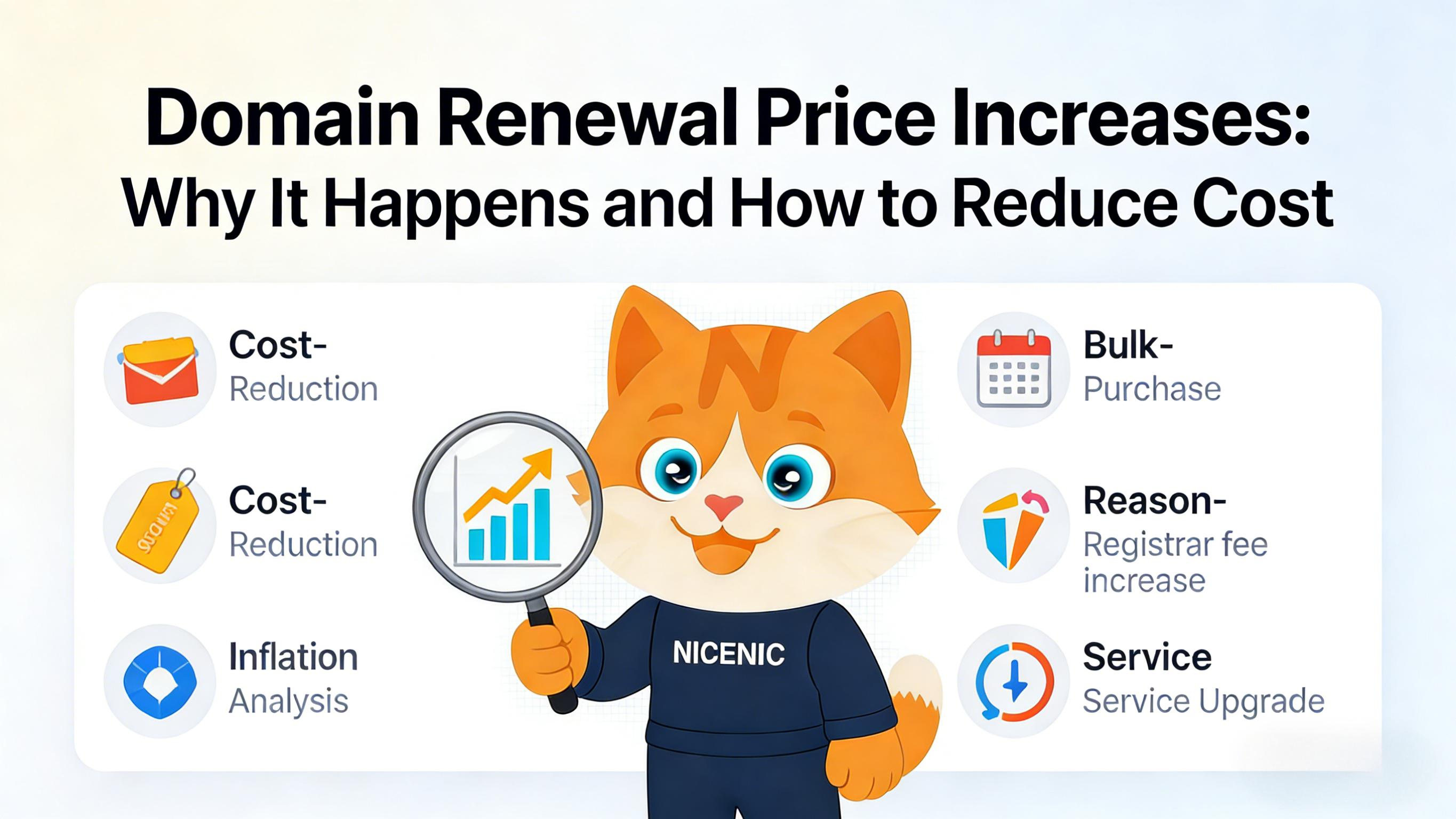 Domain Renewal Price Increases: Why It Happens and How to Reduce Cost