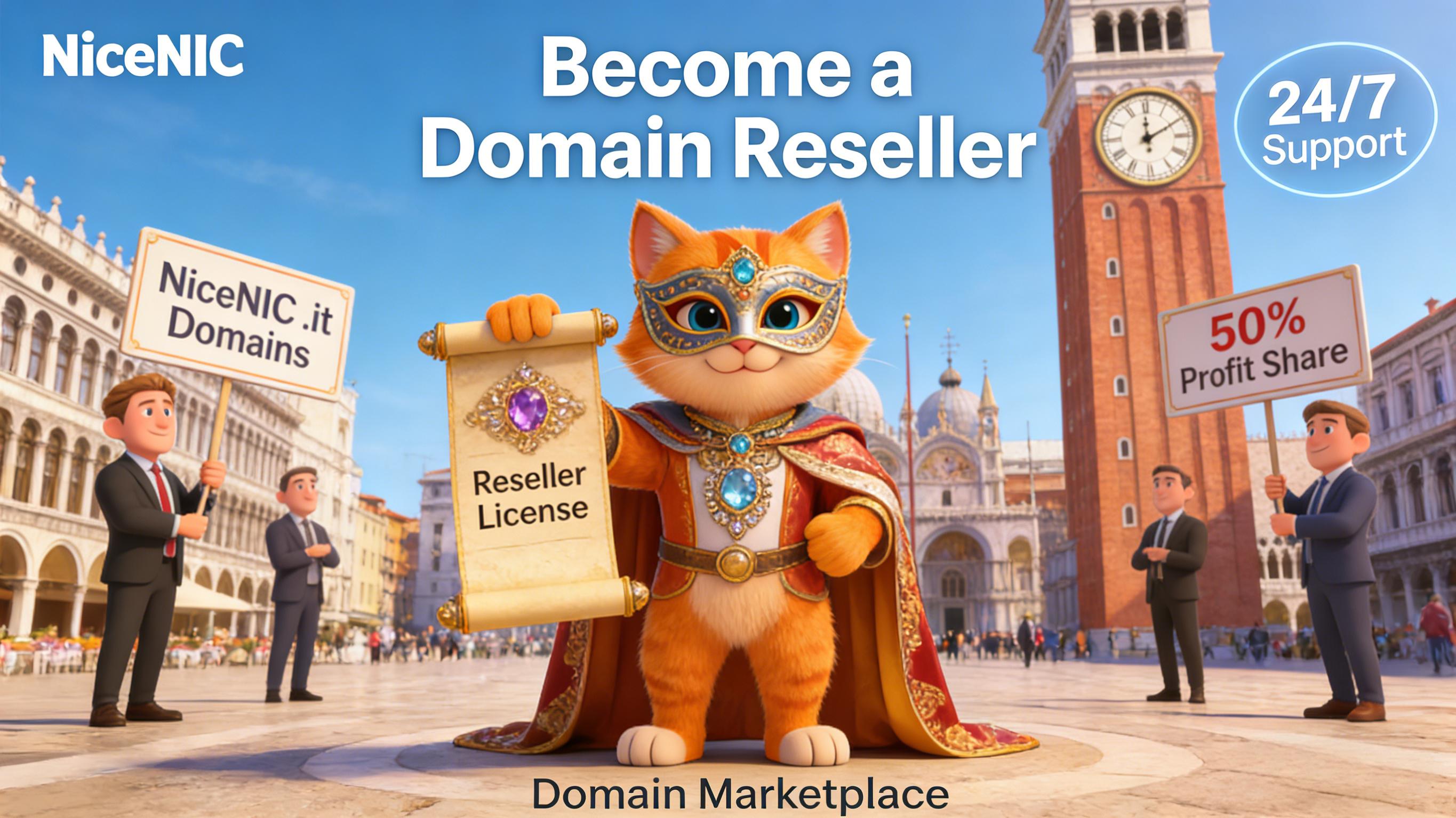 Now Recruiting Domain Reseller Partners in Italy