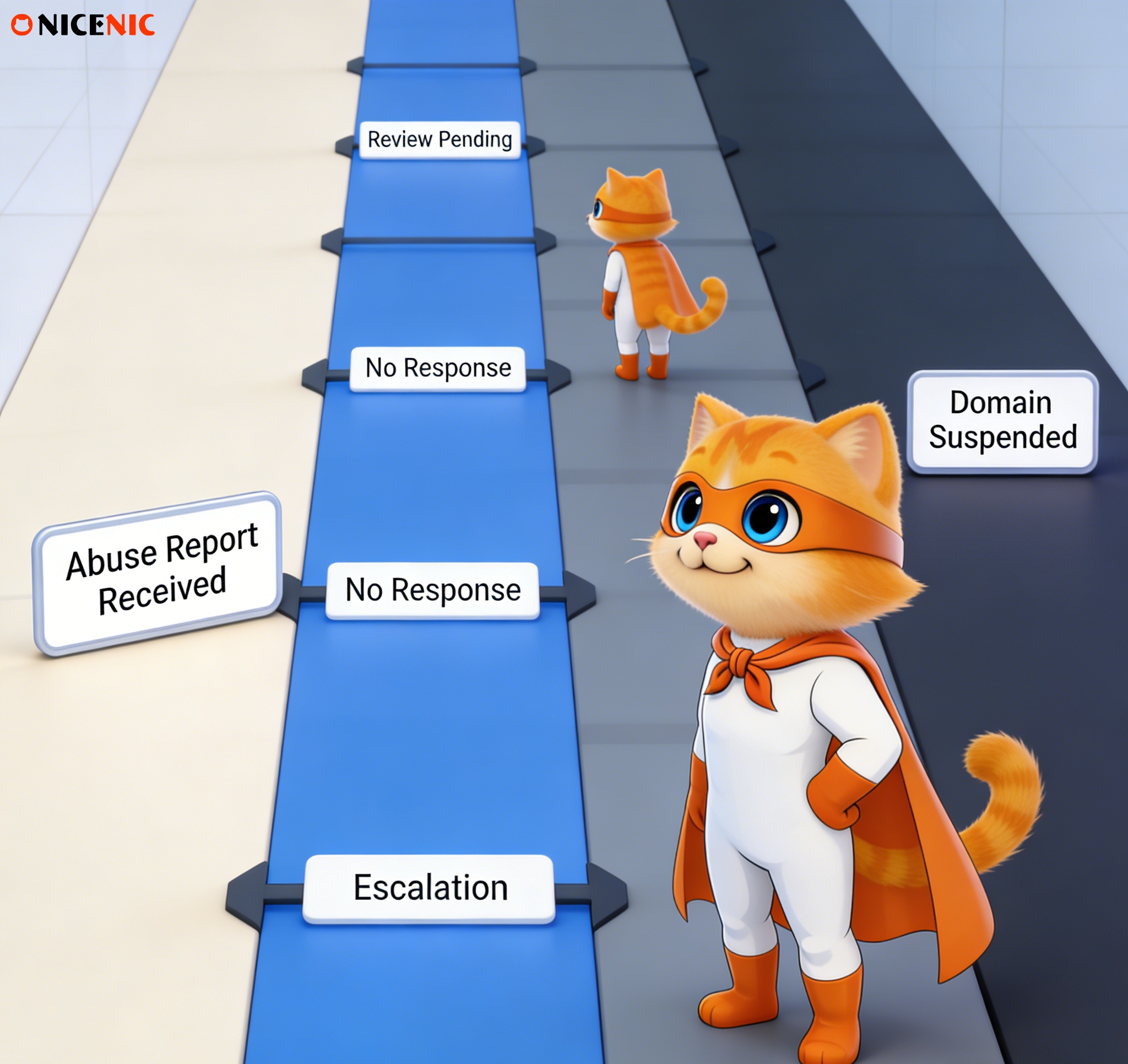 How Abuse Complaints Escalate Into Domain Suspension