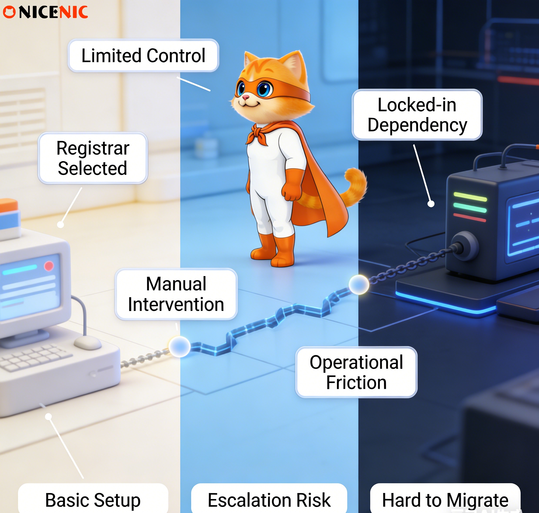 Why Choosing the Wrong Domain Registrar Creates Long-Term Risk