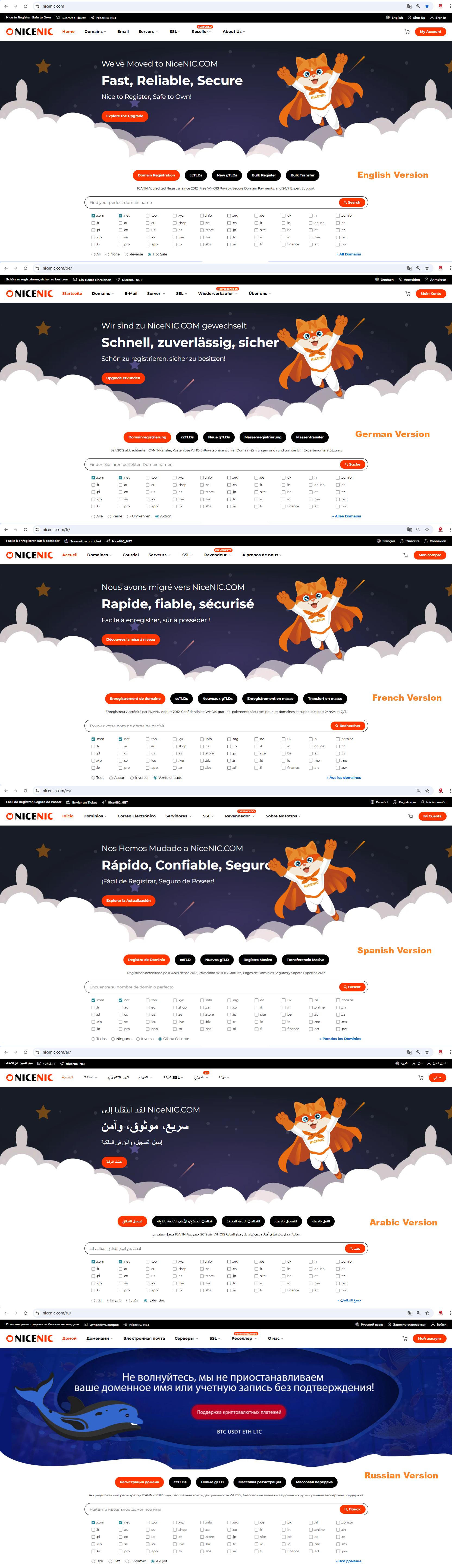 For years, the domain industry has focused heavily on pricing, promotions, and discounts. Yet one critical barrier to global adoption has been consistently underestimated:  The biggest obstacle to conversion is not price — it is understanding.  With the launch of its multilingual website, NiceNIC is taking a deliberate step toward removing that barrier.  Why a Multilingual Website — And Why Now?  This is not about showcasing technical capability. It is about reducing decision risk for global domain users.  For non-native English speakers, managing domains often comes with uncertainty:  Registration and renewal rules feel unclear  ccTLD compliance requirements are hard to interpret  API and reseller policies require repeated clarification  A single mistake can result in domain suspension, deletion, or abuse disputes  The outcome is predictable: users hesitate to purchase, and even more so to commit long-term.  NiceNIC’s multilingual initiative is designed to ensure that users can fully understand critical decisions before they act, including:  Domain registration and renewal policies  gTLD and ccTLD compliance requirements  Reseller pricing structures and permission boundaries  Domain security, DNS control, privacy, and risk management  Multilingual does not mean “readable.” It means “usable, investable, and trustworthy.”  More Than Localization — A Clear Signal of Global Positioning  The multilingual rollout is part of a broader, long-term brand and infrastructure upgrade.  NiceNIC is not simply changing visuals or refreshing content. It is reinforcing its role as a global registrar built for long-term domain ownership and scalable reseller operations.  This direction was already signaled in 2025, when NiceNIC officially migrated its primary platform to www.unionroom.cn, consolidating brand identity and global access:  ?? We’ve Moved to www.unionroom.cn – Wishing You a Happy New Year http://www.unionroom.cn/news/We-ve-Moved-to-nicenic-com-Wishing-You-a-Happy-New-Year-41212  The multilingual website is a natural extension of that strategy.  Why This Matters for Resellers and Agencies  Feedback from Russian and Eastern European partners highlights a consistent theme:  Resellers do not want sales-driven platforms. They want clarity, stability, and predictability.  Based on long-term cooperation with the Russian market, NiceNIC has learned that resellers value:  Transparent domain handling with no suspension without verified evidence  Clear, written policies instead of case-by-case explanations  Stable pricing structures suitable for long-term planning  Infrastructure that can be confidently offered to end customers  These principles are reflected throughout NiceNIC’s reseller ecosystem, including:  Access to 2,500+ gTLDs and ccTLDs  Lifetime free WHOIS protection  Full lifecycle domain control  API automation and WHMCS integration  Crypto payment support for global flexibility  Direct, human support with predictable response times  The multilingual website enables resellers to directly onboard local customers, reducing support overhead while increasing trust and retention — a core reason many Russian partners choose NiceNIC for long-term cooperation rather than short-term pricing platforms   俄羅斯代理招募-論壇帖子-1.13(1)  .  Multilingual Is Not the Finish Line — It Is the Conversion Entry Point For End Users  Register and manage domains in their native language  Reduce operational and compliance errors  Better understand domain security and ownership risks  Increase confidence in long-term renewals and portfolio growth  For Resellers and Agencies  Promote a localized platform without custom explanations  Lower customer support and training costs  Improve client retention and lifetime value  Scale across regions with fewer operational constraints  A Simple Belief Behind the Upgrade  Global business should not belong only to English speakers.  NiceNIC’s multilingual platform is not a feature release. It is a statement of intent:  Anyone building something serious online should be able to manage their most valuable digital assets in a language they trust.  If you are looking for:  A registrar built for international markets  A reseller-friendly platform with clear rules  Infrastructure suitable for long-term domain ownership  Multilingual NiceNIC is ready.