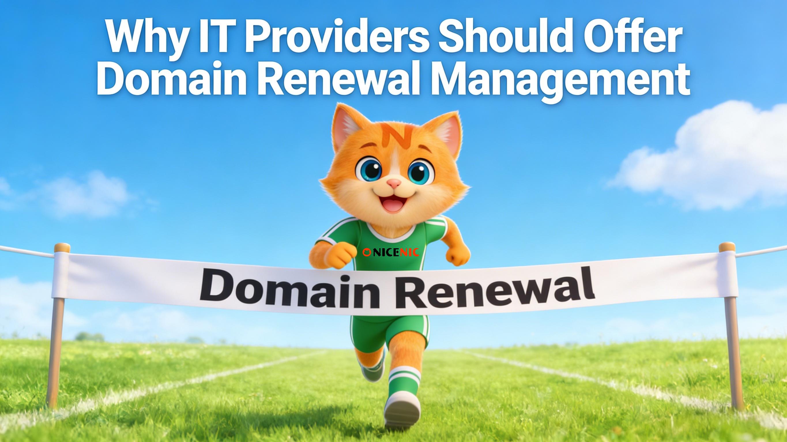 Why IT Providers Should Offer Domain Renewal Management