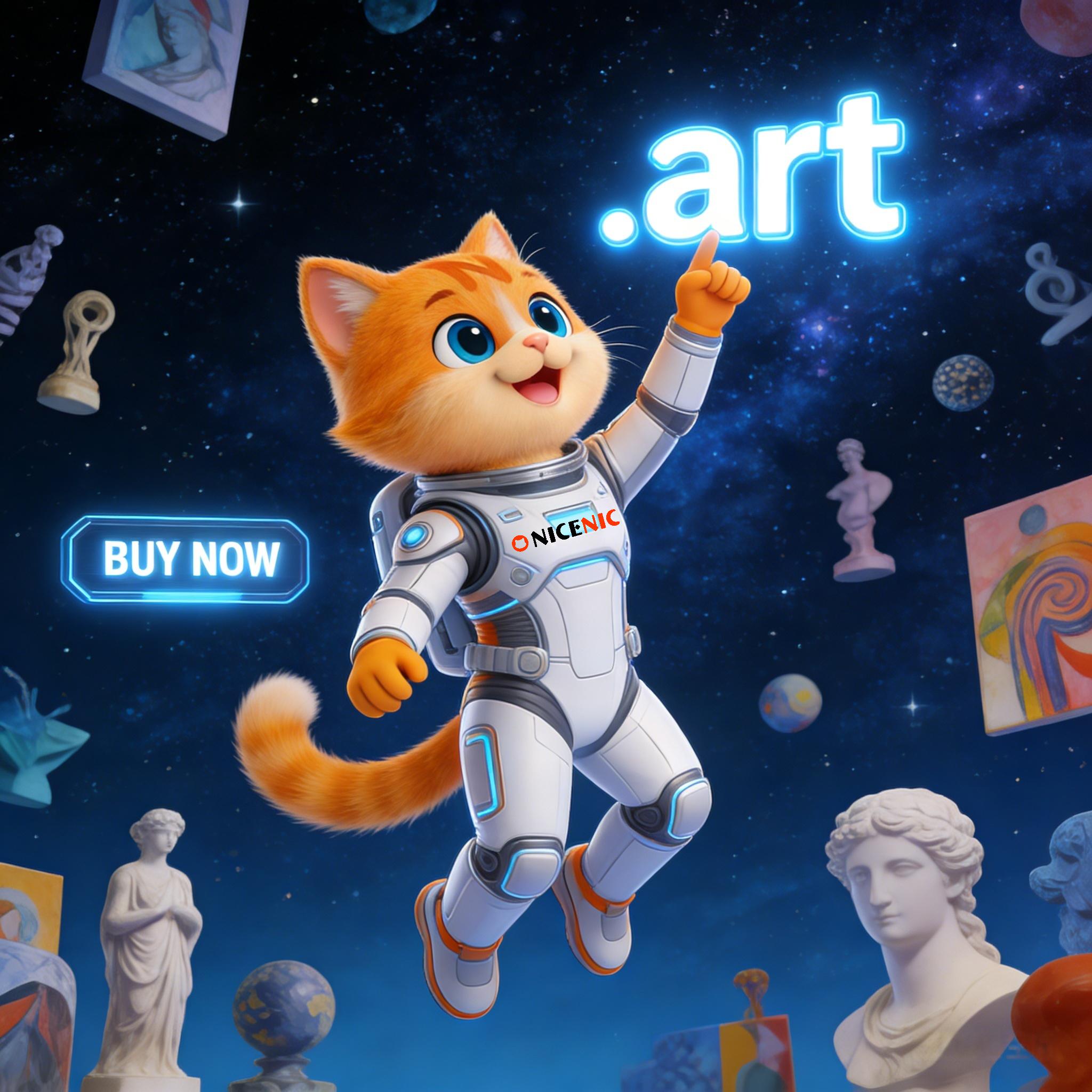 Get your .art domain cheaply today