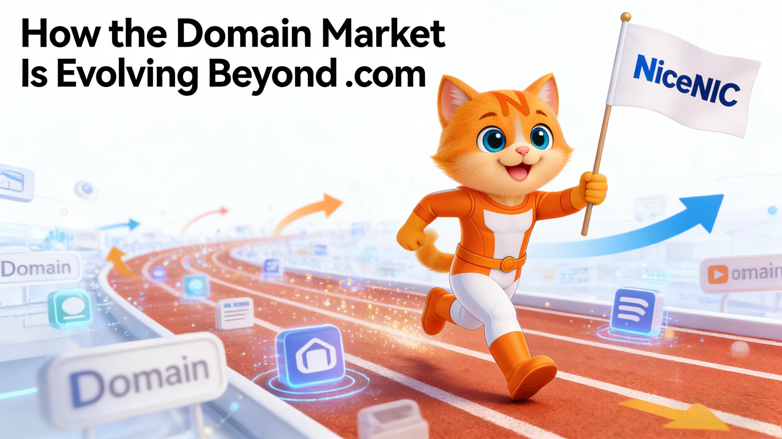 How the Domain Market Is Evolving Beyond .com