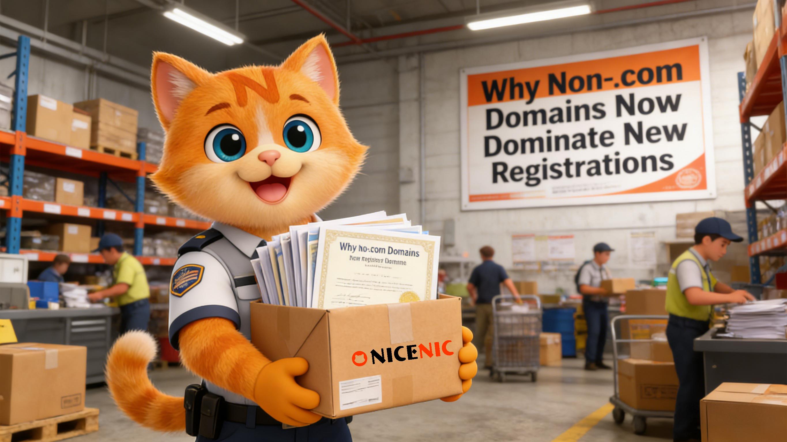 Why Non-.com Domains Now Dominate New Registrations Why Non-.com Domains Now Dominate New Registrations