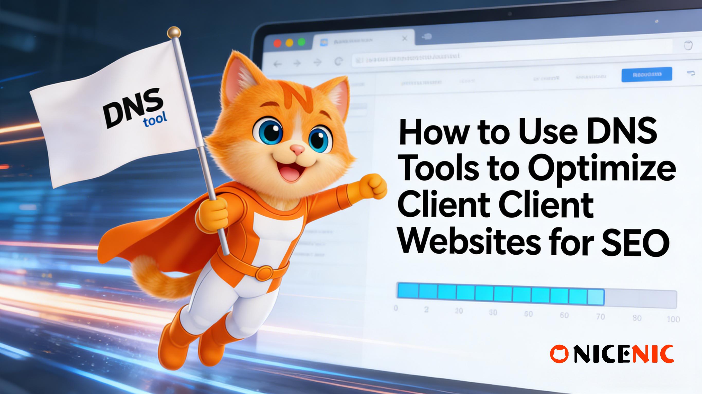How to Use DNS Tools to Optimize Client Websites for SEO