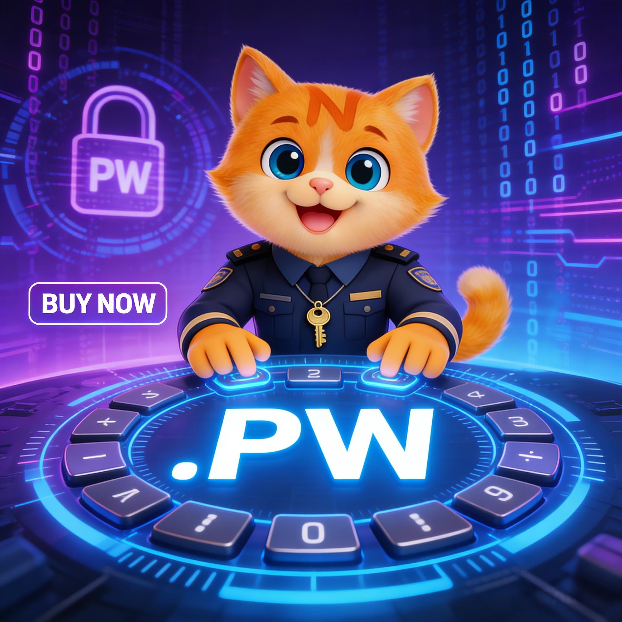 How do I register a .PW domain name?