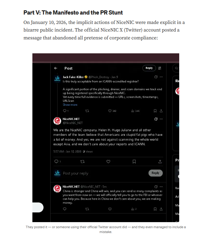 NiceNIC's Official Statement Regarding Unauthorized Social Media Impersonation NiceNIC's Official Statement Regarding Unauthorized Social Media Impersonation
