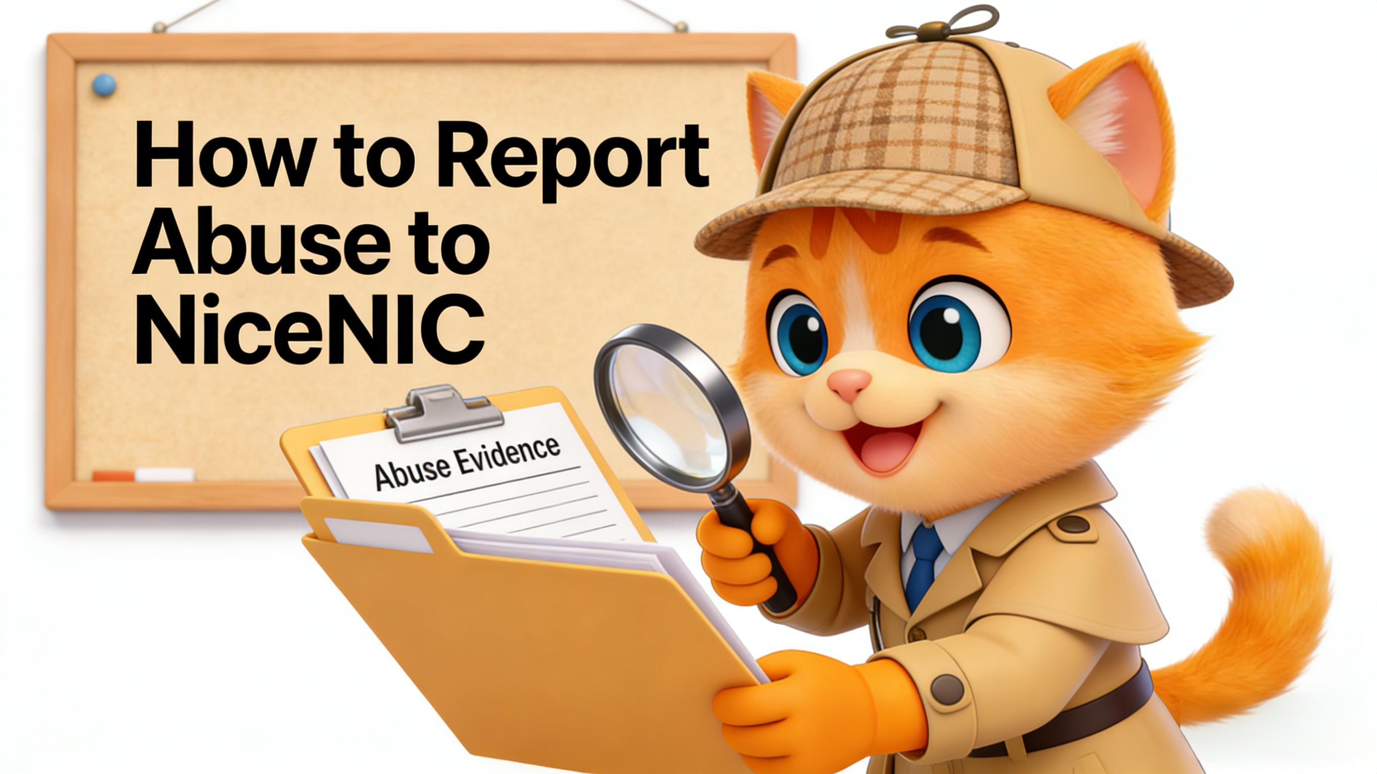 How to Report Abuse to NiceNIC