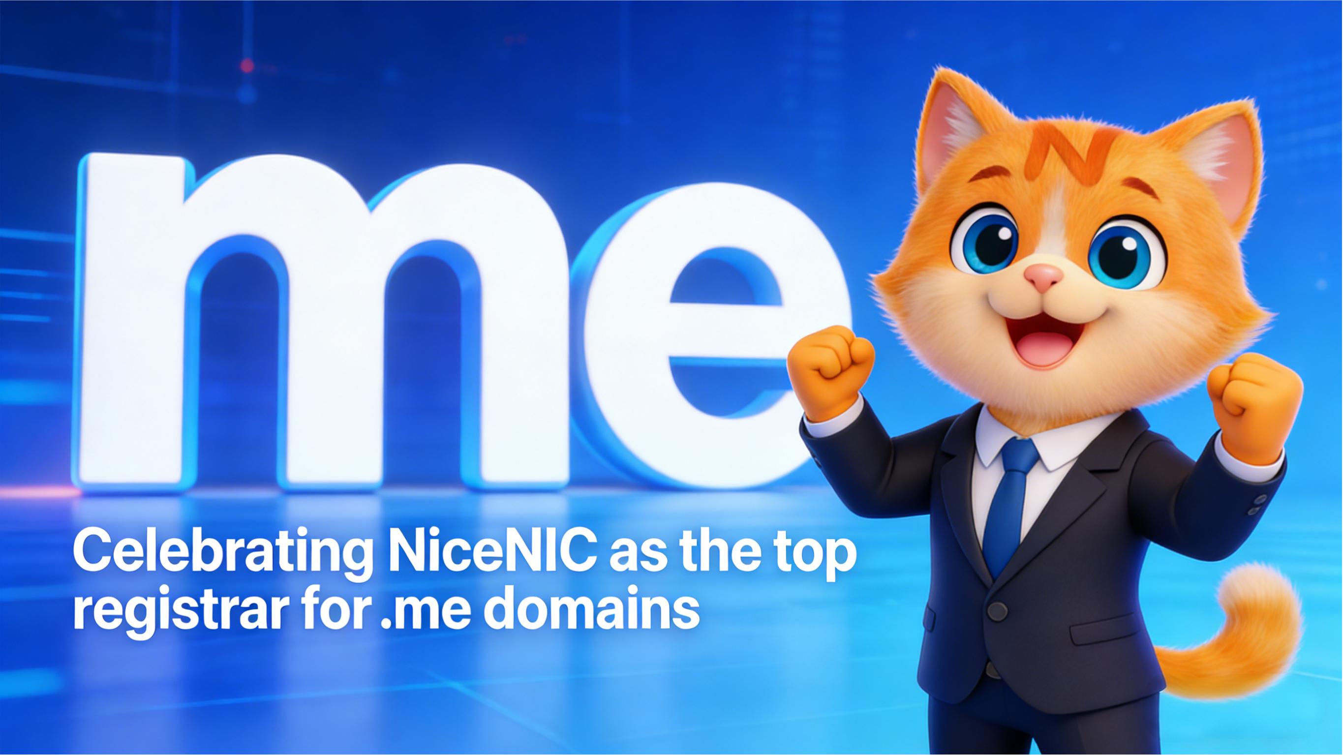 NiceNIC is Now a Top Registrar for .ME Domains – Claim Yours Today!