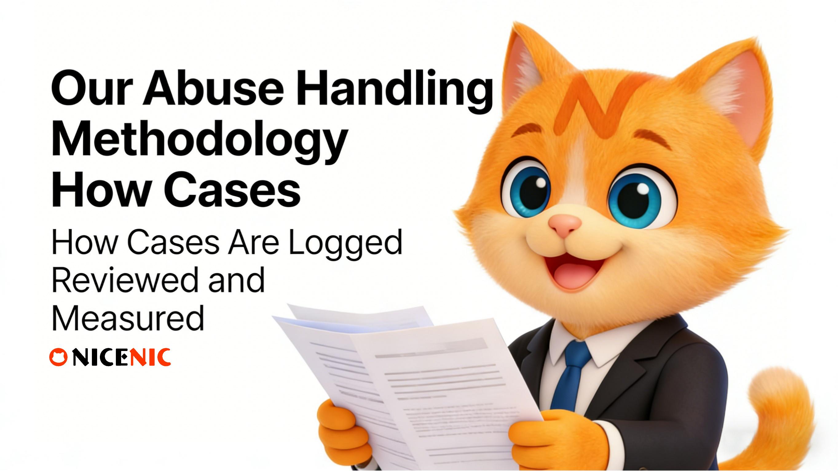Our Abuse Handling Methodology How Cases Are Logged Reviewed and Measured