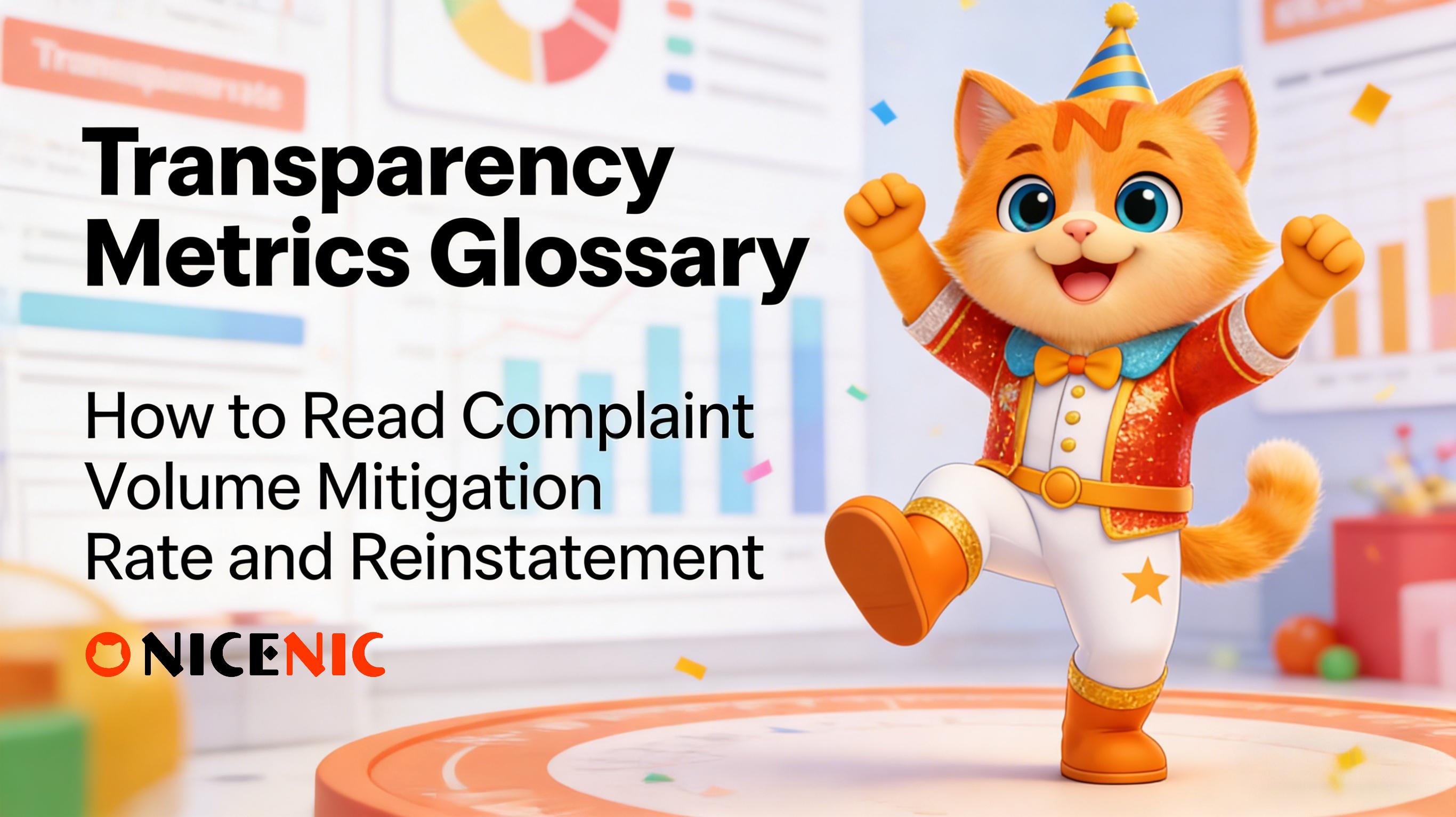 Transparency Metrics Glossary How to Read Complaint Volume Mitigation Rate and Reinstatement