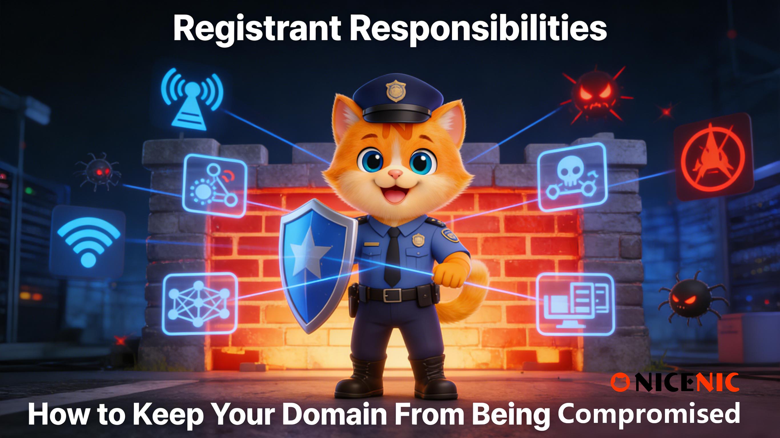 Registrant Responsibilities How to Keep Your Domain From Being Compromised