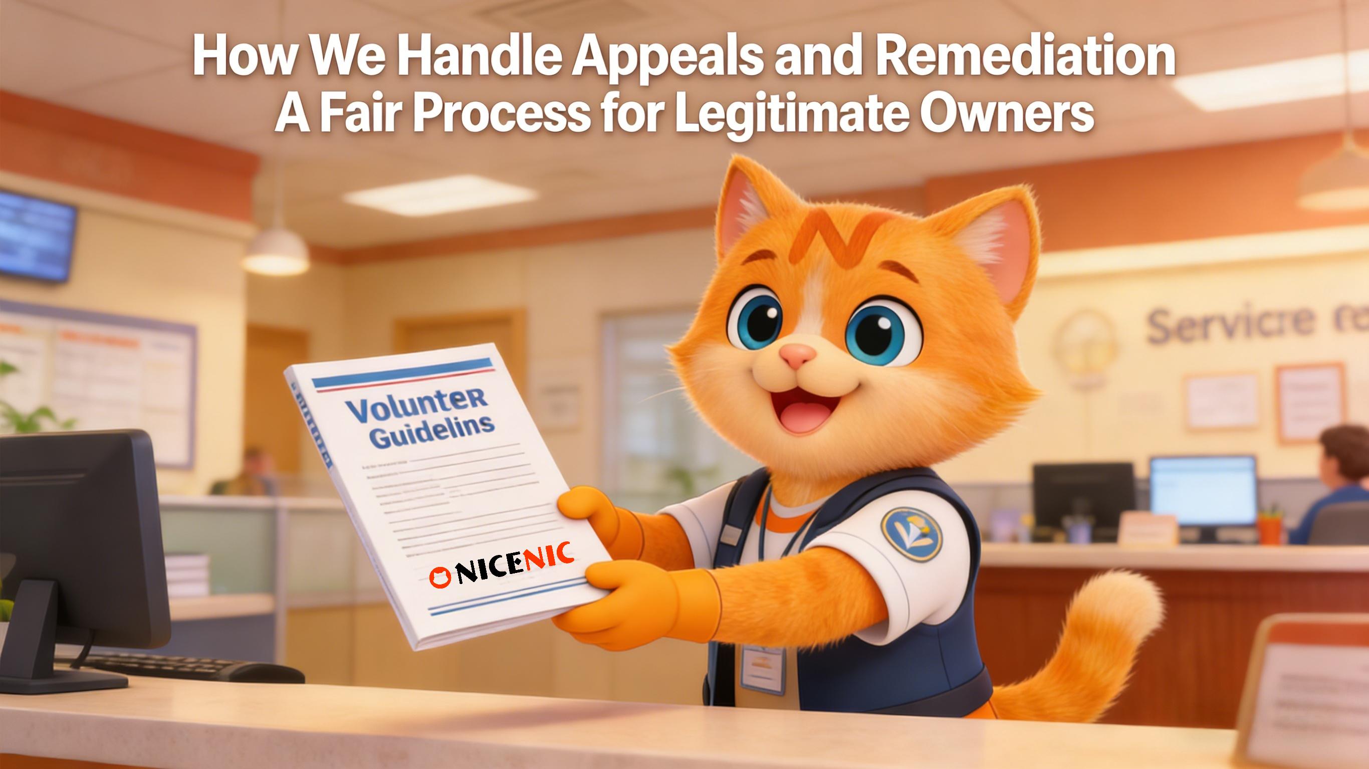 How We Handle Appeals and Remediation A Fair Process for Legitimate Owners How We Handle Appeals and Remediation A Fair Process for Legitimate Owners