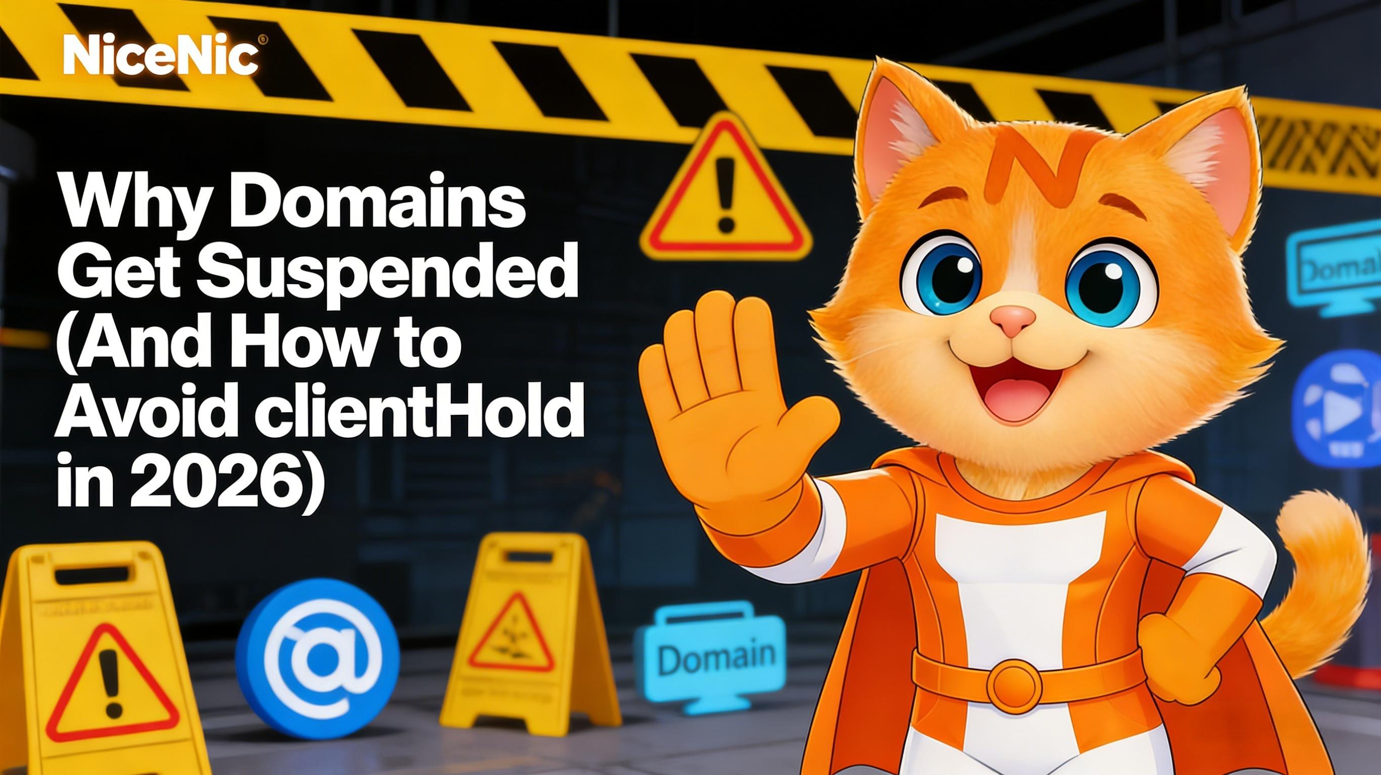 Why Domains Get Suspended And How to Avoid clientHold in 2026
