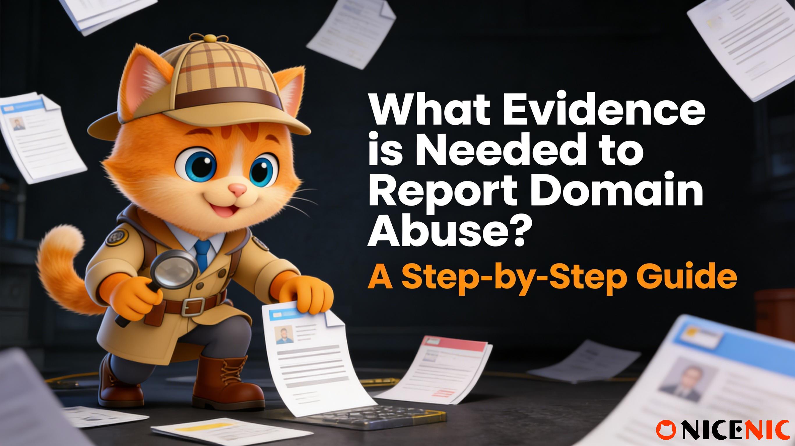 What Evidence is Required to Report Domain Abuse? | Step-by-Step Guide