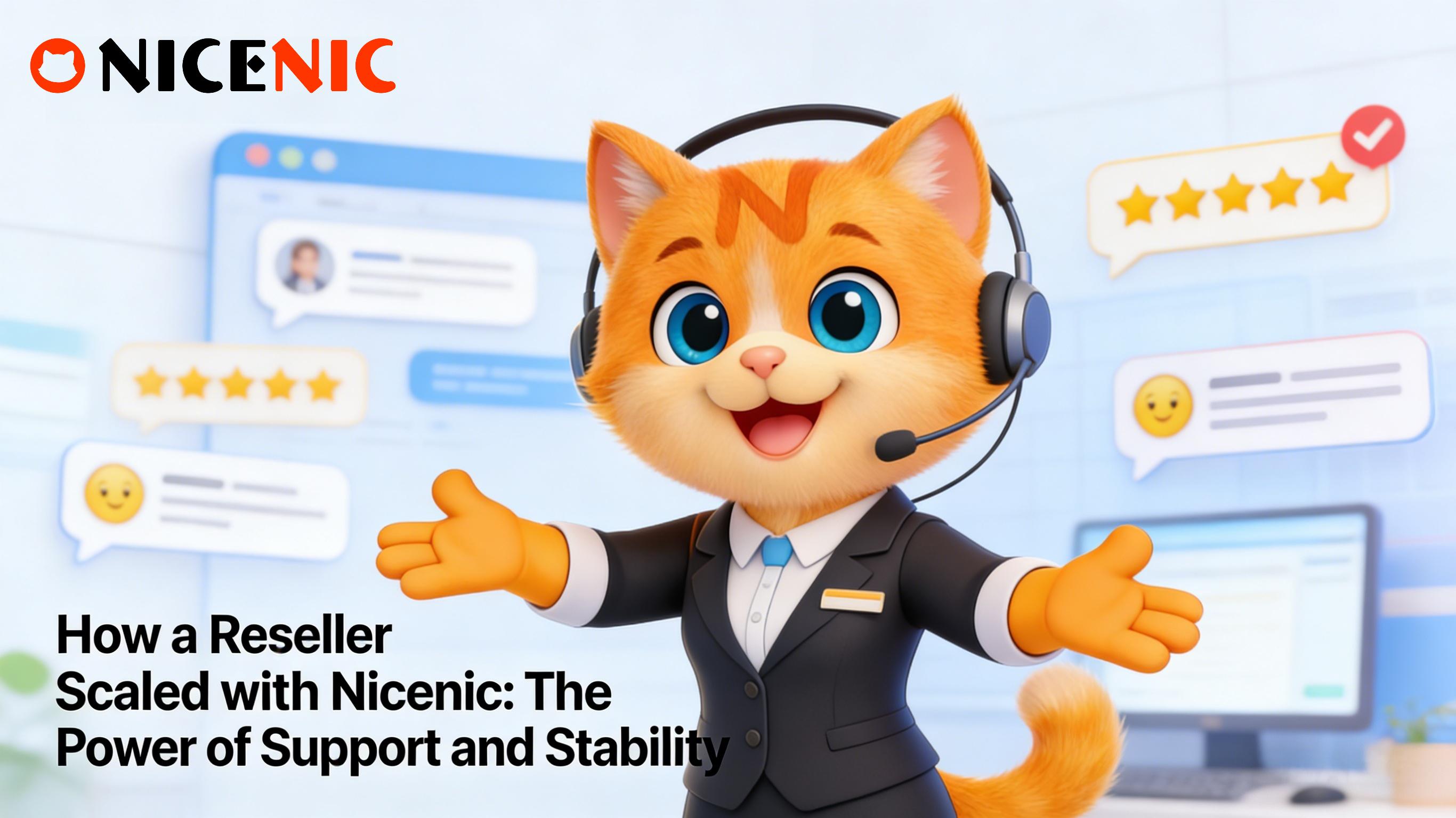 How a Reseller Scaled with Nicenic: The Power of Support and Stability