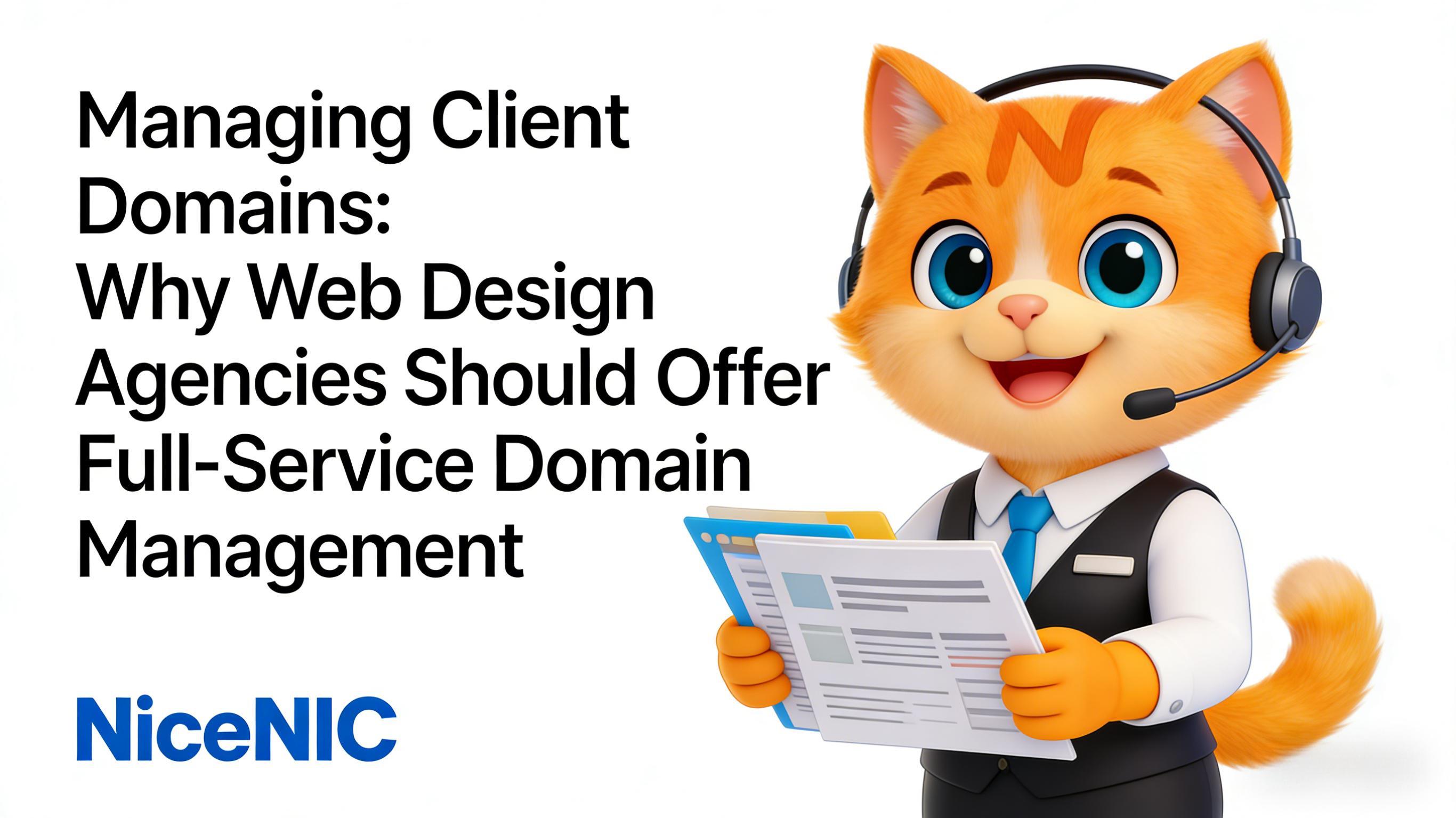 Managing Client Domains: Why Web Design Agencies Should Offer Full-Service Domain Management