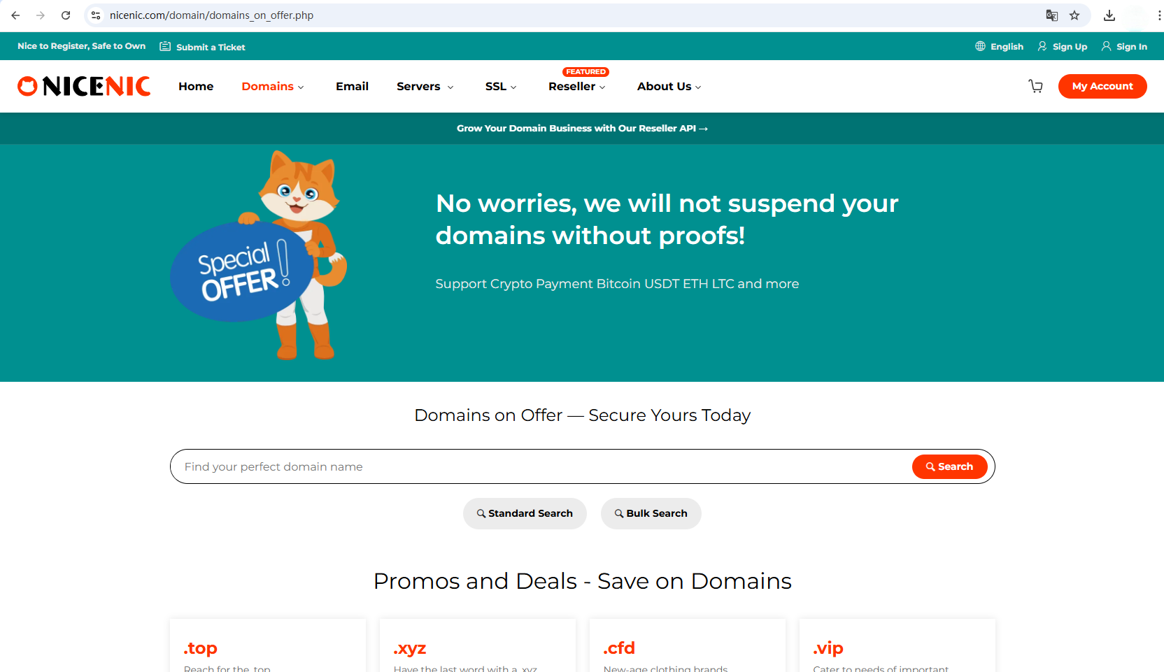 Domains on Offer: Secure Your Website Domain Name at the Best Price Today
