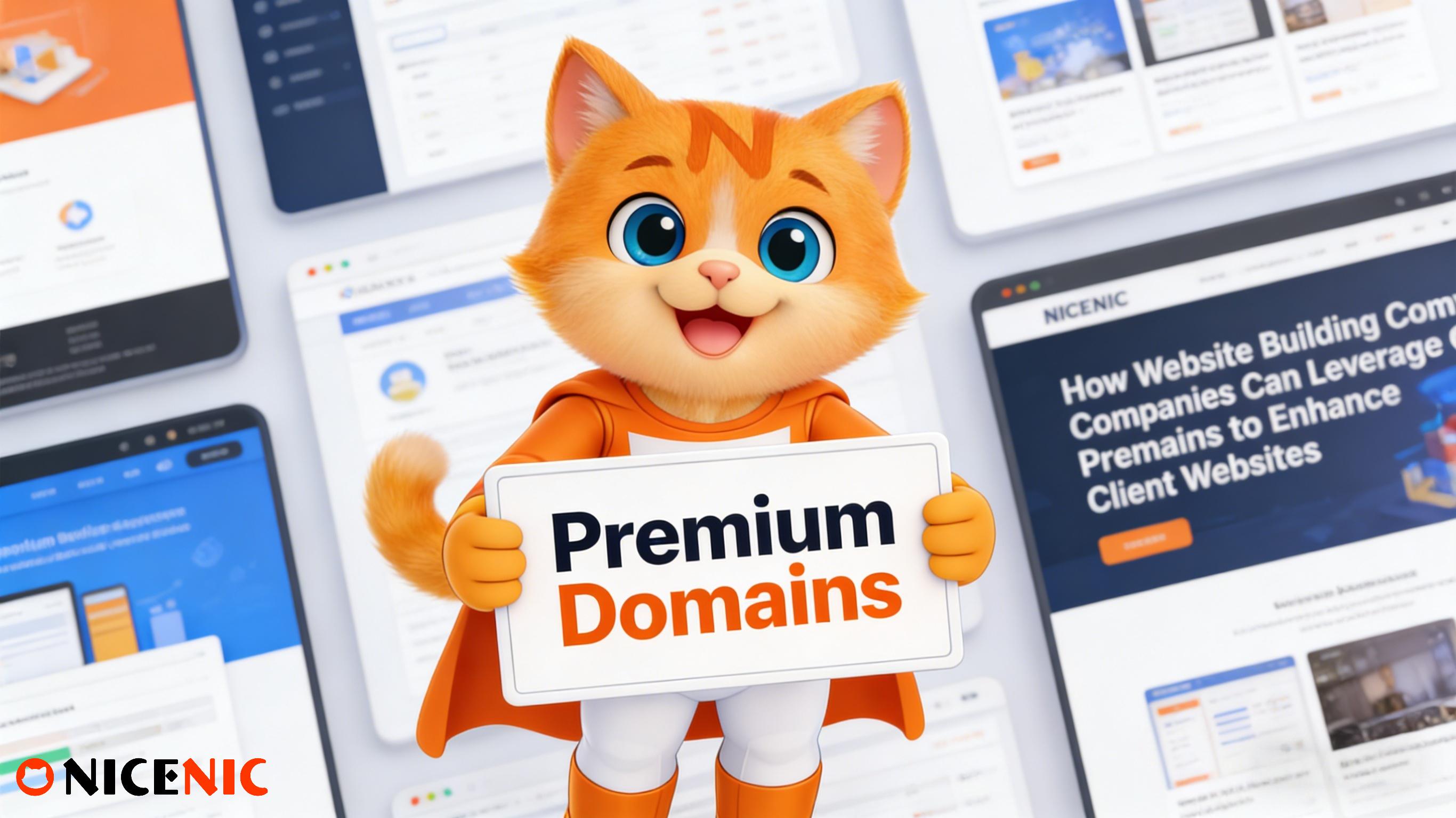How Website Building Companies Can Use Premium Domains to Build Stronger Client Websites
