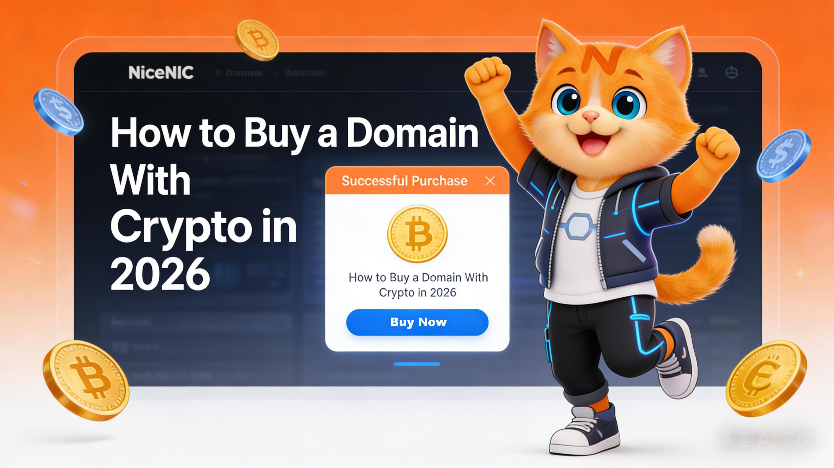How to Buy a Domain With Crypto in 2026