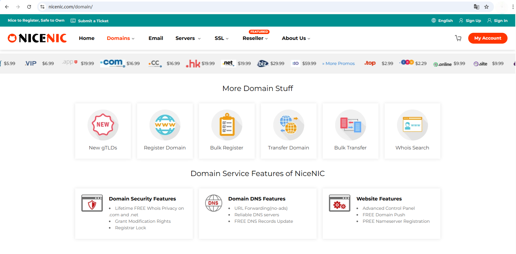 Nicenic Product Overview: Domains, Email, SSL, Servers, and Reseller Tools in One Platform