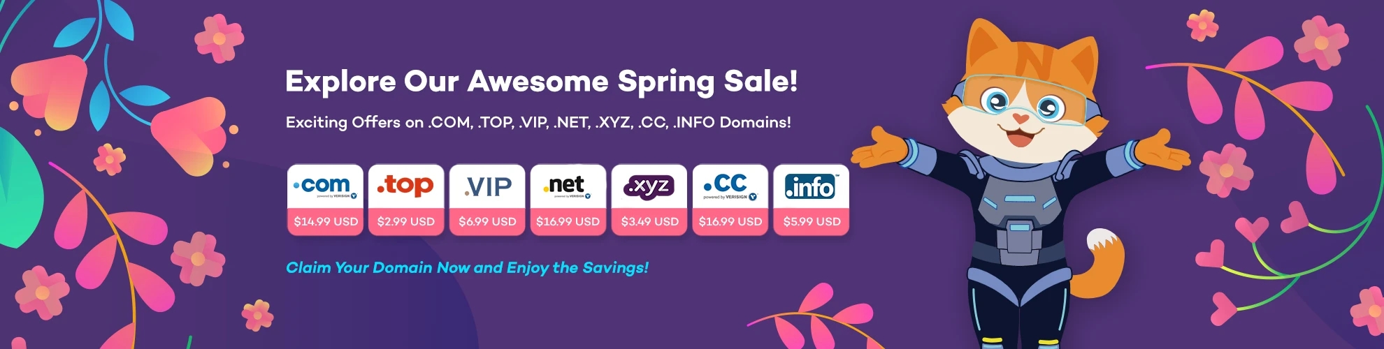 April Domain Promotion at NiceNIC | Only $3.99 in the First Year