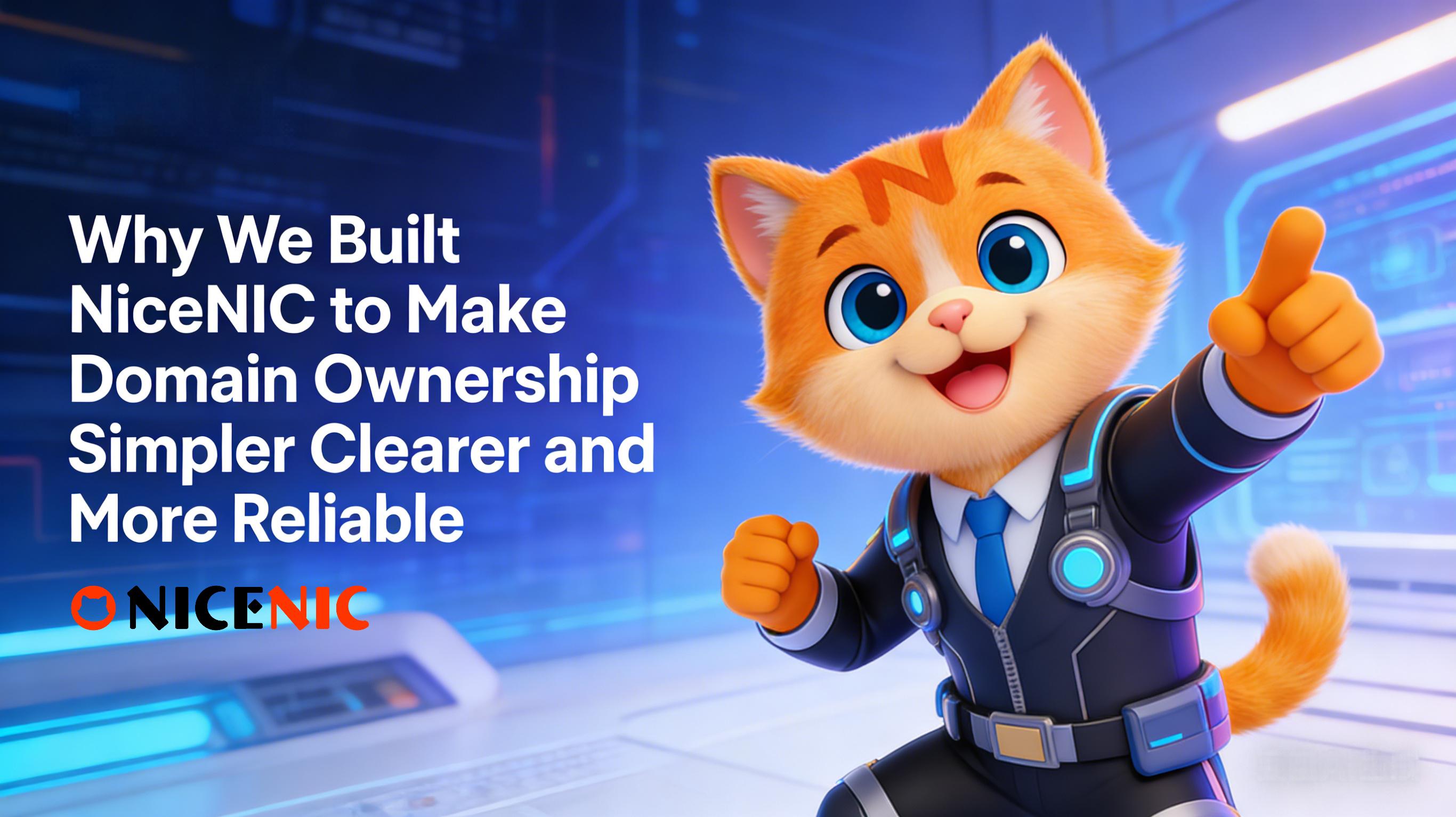 Why We Built NiceNIC to Make Domain Ownership Simpler Clearer and More Reliable