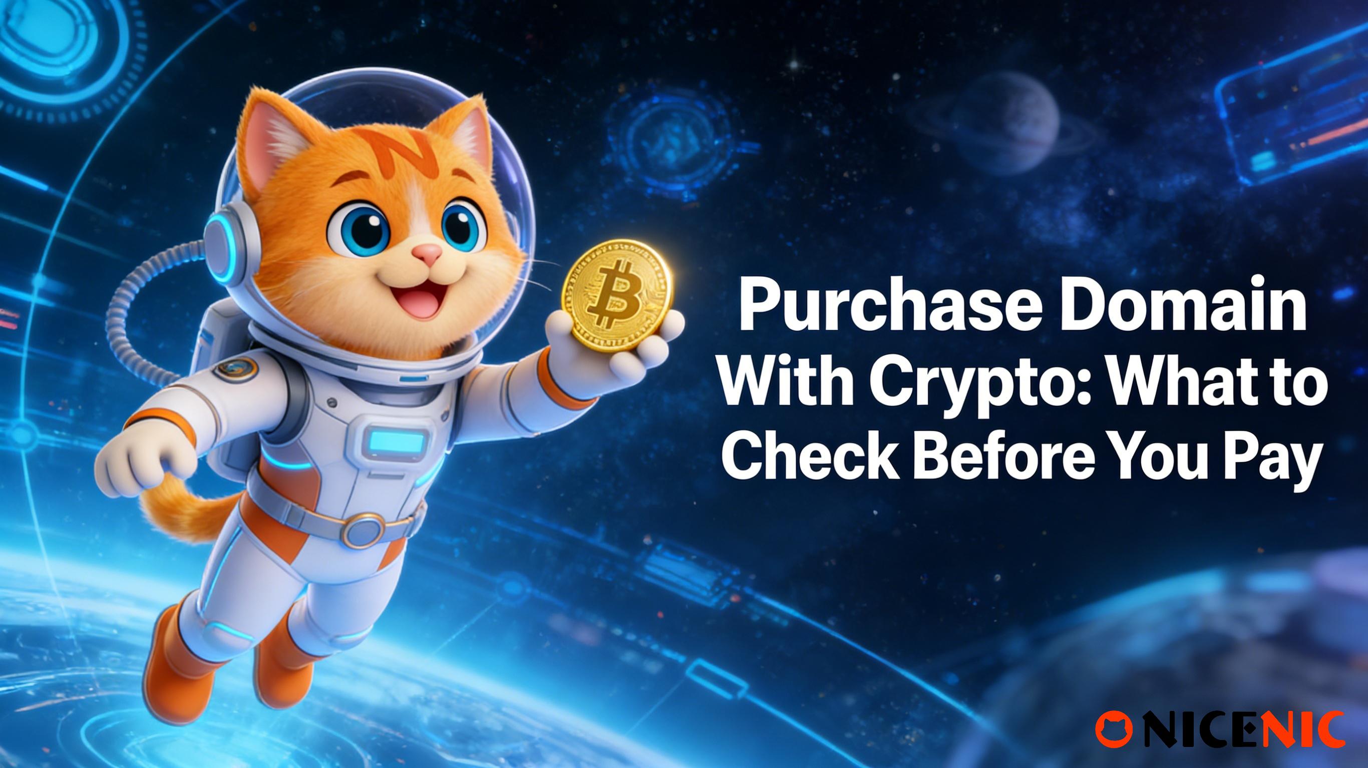 Purchase Domain With Crypto: What to Check Before You Pay