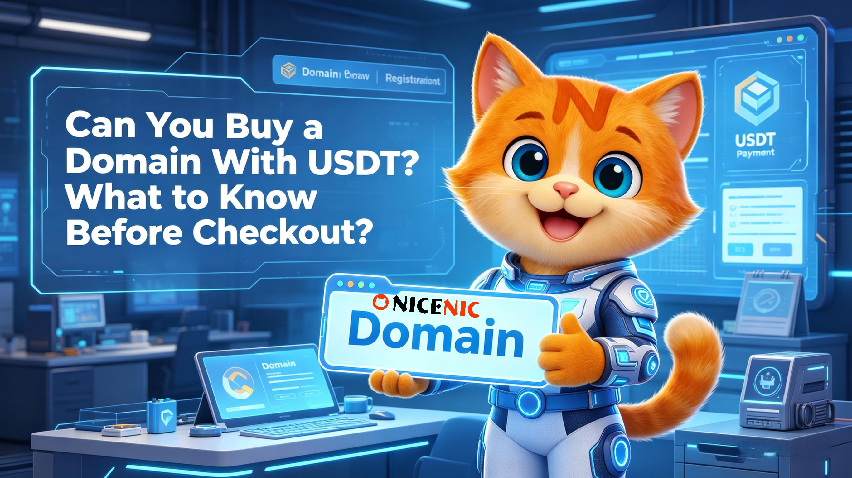 Can You Buy a Domain With USDT? What to Know Before Checkout?