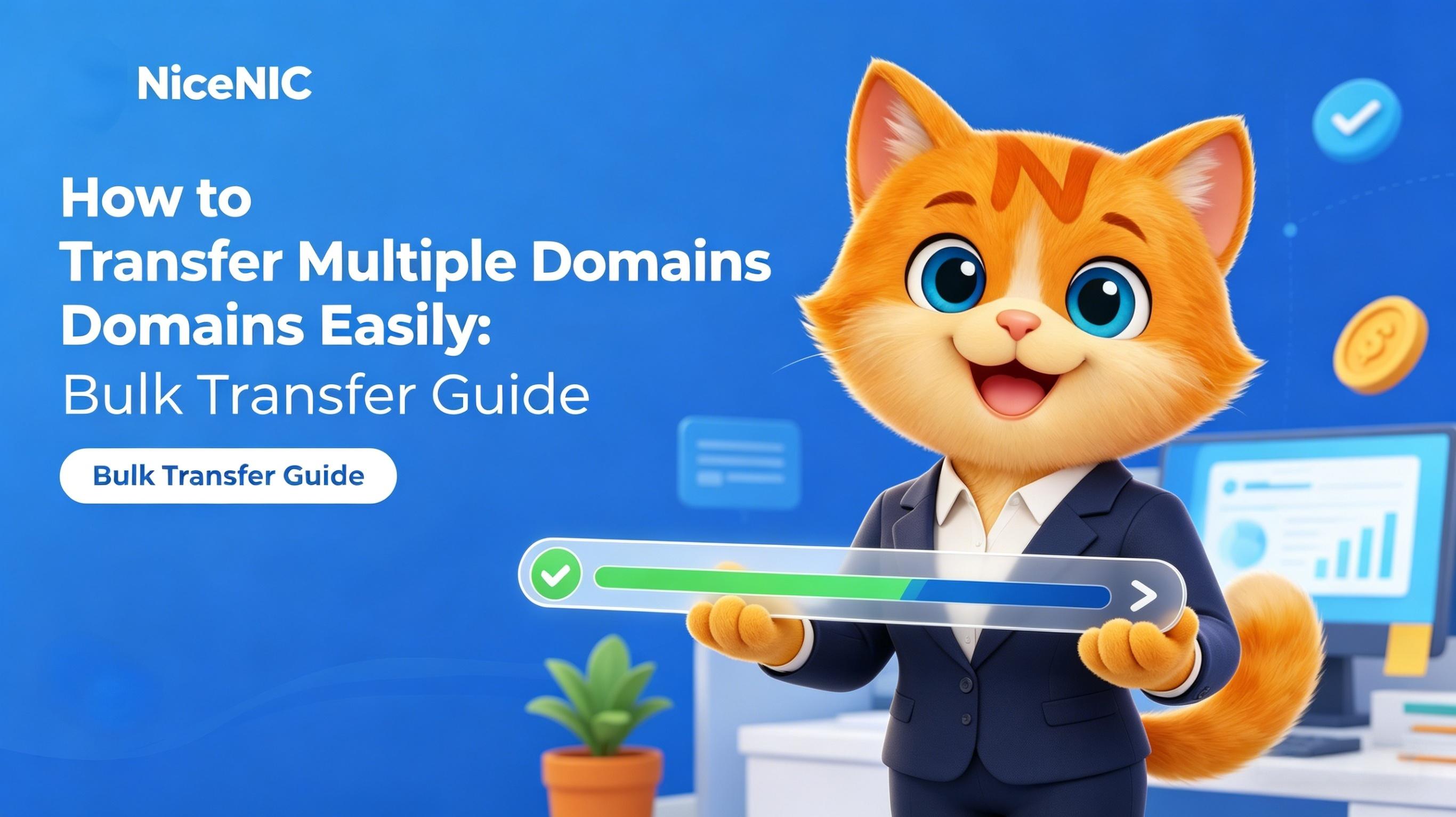 How to Transfer Multiple Domains Easily: Bulk Transfer Guide