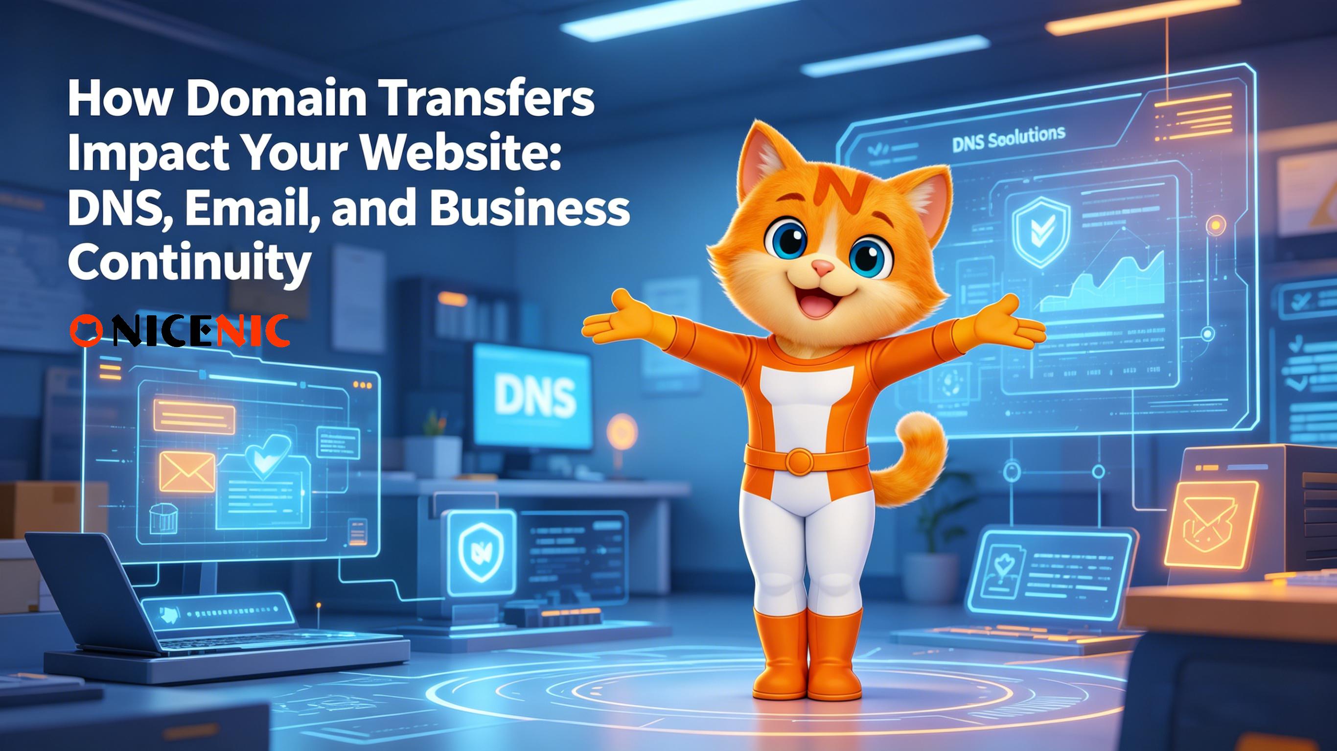How Domain Transfers Impact Your Website: DNS, Email, and Business Continuity